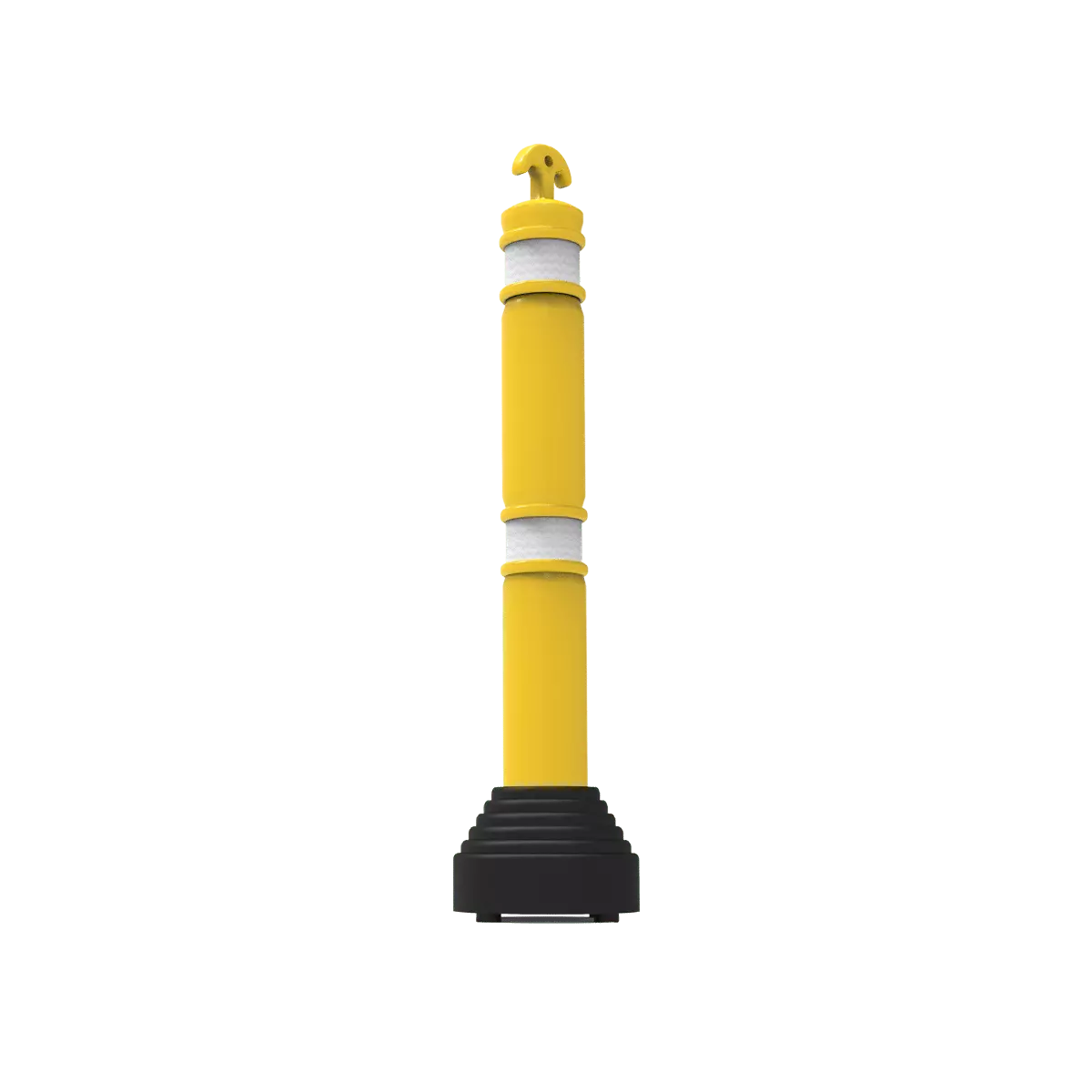 El Hito 85 garantiza una mayor seguridad en las ciclovías provisionales. De material flexible y altamente visible para cuidar al ciclista