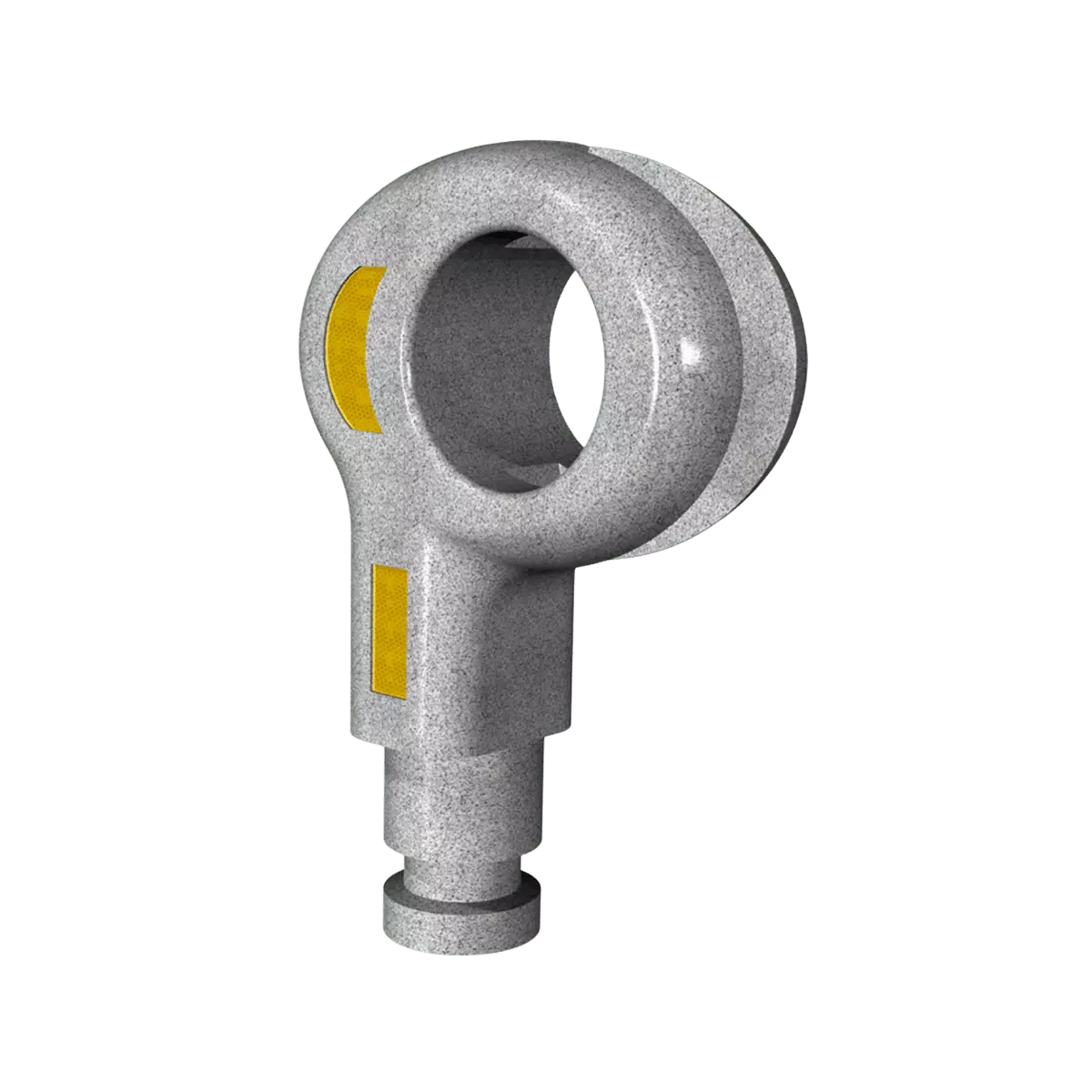 El Bolardo fijo para bicicleta puede funcionar como un alineador de aceras para delimitar el paso, pero también como estacionamiento de bicis