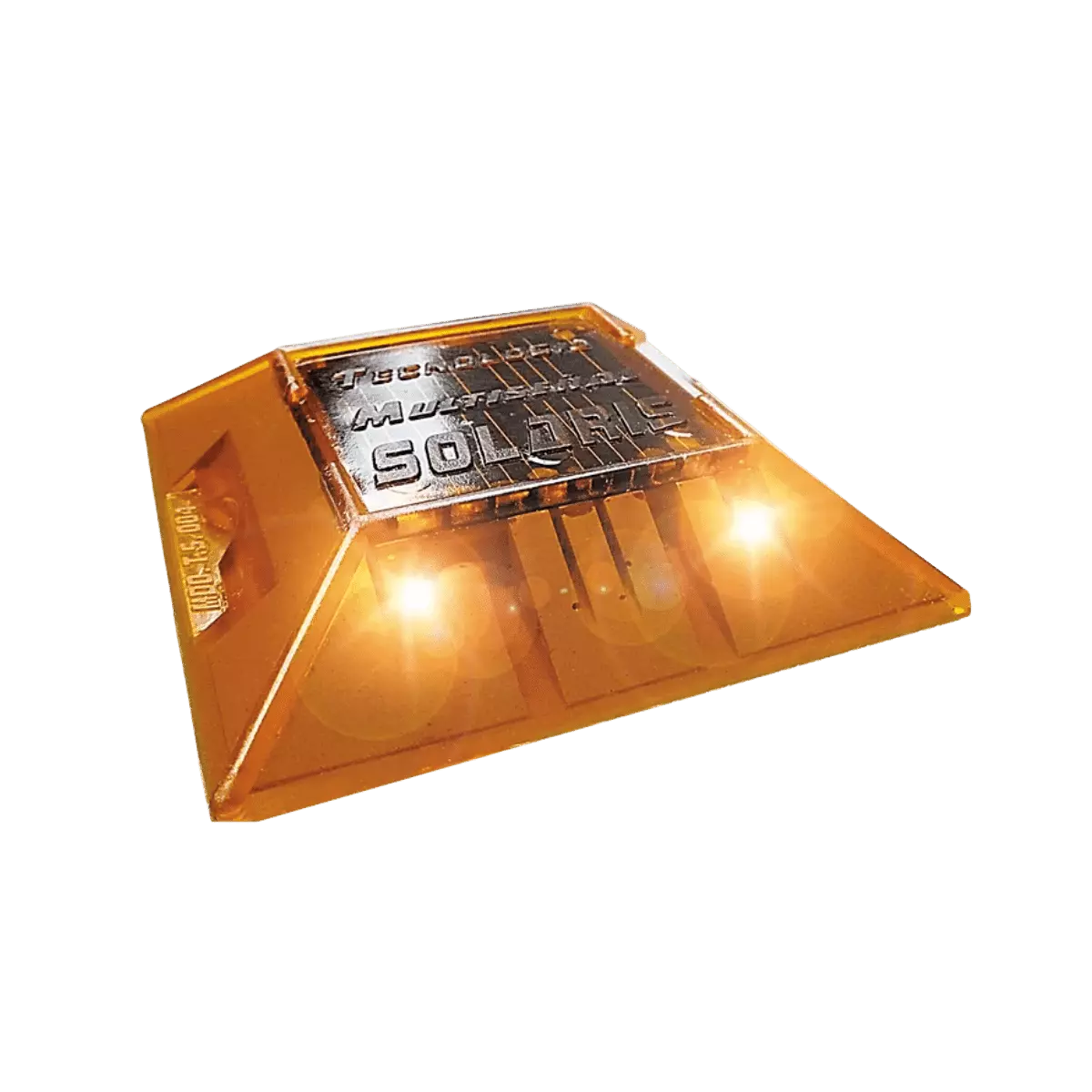 Las Vialetas Solares ayudan a delimitar carriles y ciclovías, con función solar led y sistemas inteligente JVM para la sincronización del parpadeo