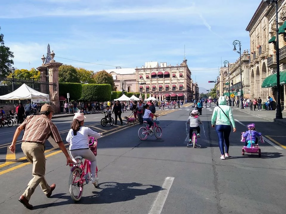 ciclovía recreativa dominical de morelia Cambio de Michoacán