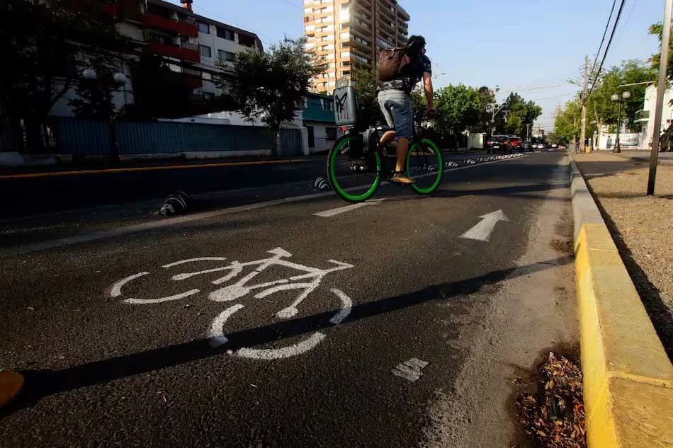 ciclovías en Chile CicloCinvivencia