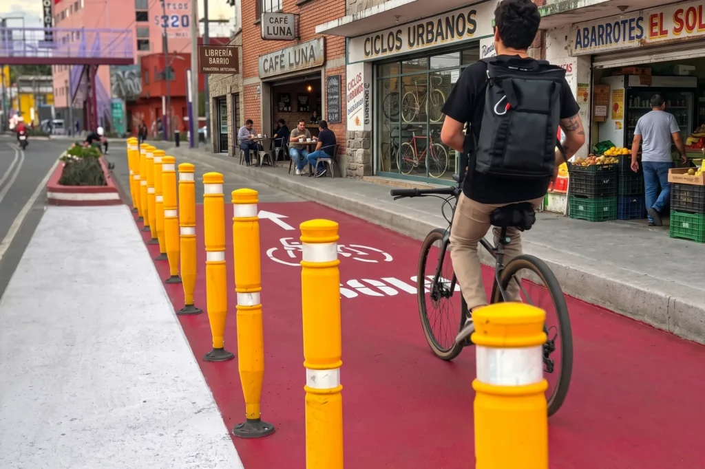 Ciclovías que impulsan la micromovilidad y conectan comercios locales con ciclistas en la ciudad